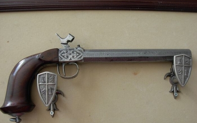 France - 19th century - Long - Percussion - Parlor pistol