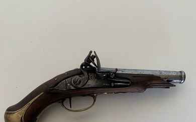 France - pistolet à silex - Single Action (SA) - Flintlock - gun