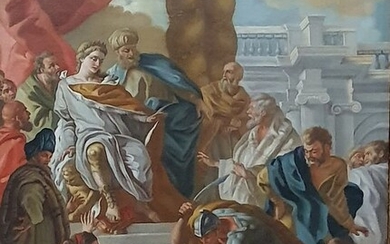 Francesco DE MURA (1696-1782) Cerchia di - Il giudizio di Salomone
