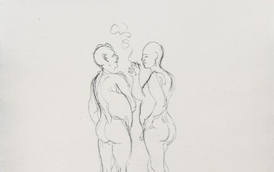 Francis Picabia (French, 1878-1953) Les fumeurs (Réalisé vers 1928-29.signed (lower le...