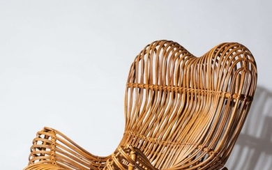 Franco ALBINI 1905-1977 Paire de fauteuils dits «Gala» – 1951