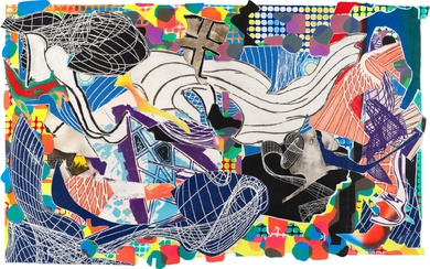 Frank Stella Monstrous Pictures of Whales, from Moby Dick Deckle...