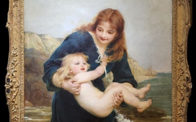 Frederick Morgan 50x35 O/C Mother and Child