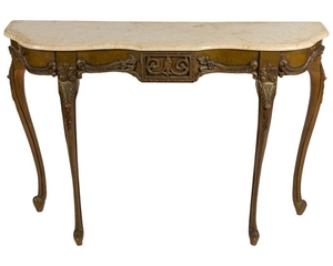 French Style - Marble Top - Console Table