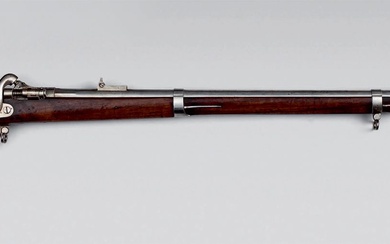 Fusil d'infanterie modèle 1867 à tabatière, chargement par la culasse, canon à pans puis rond,...