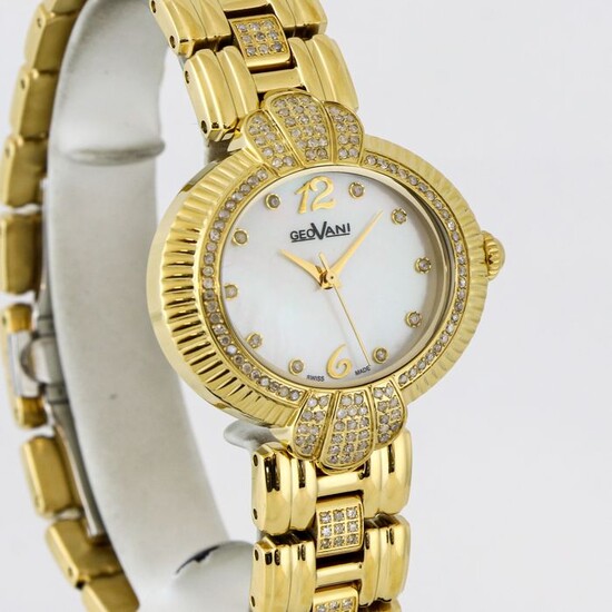 GEOVANI - Swiss Diamond Watch - GOL553-GG-D-7 "NO RESERVE PRICE" - Women - 2011-present