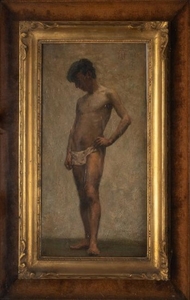 GIACOMO FAVRETTO (Attribuited to). Male nude.