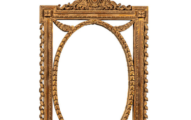 Georgian-style Gilt-wood and Gesso Mirror
