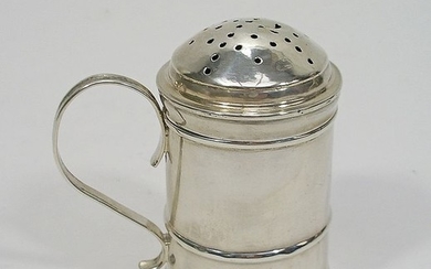 Good Georgian period pepper caster - .925 silver - Abel Brokesby London - England - 1727
