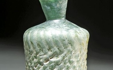 Gorgeous 9th C. Islamic Glass Bottle