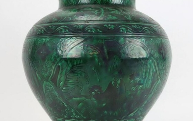 Green Glazed Chinese Jar