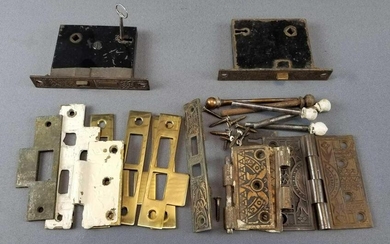 Group of Antique Door Hardware