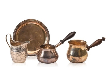 Group of Small Silver Table Objects.