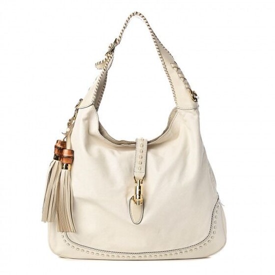 Gucci - Calfskin Large New Jackie Hobo Off White Clutch bag