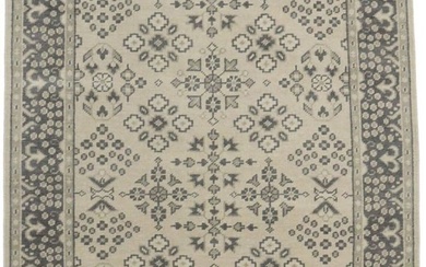 Handmade Floral Transitional 5X7 Oriental Rug Vintage Style Room Decor Carpet