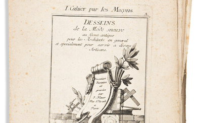 Hauer, Johann Thomas (1748-1820) Desseins a la Mode Neuve au Gout Antique pour...