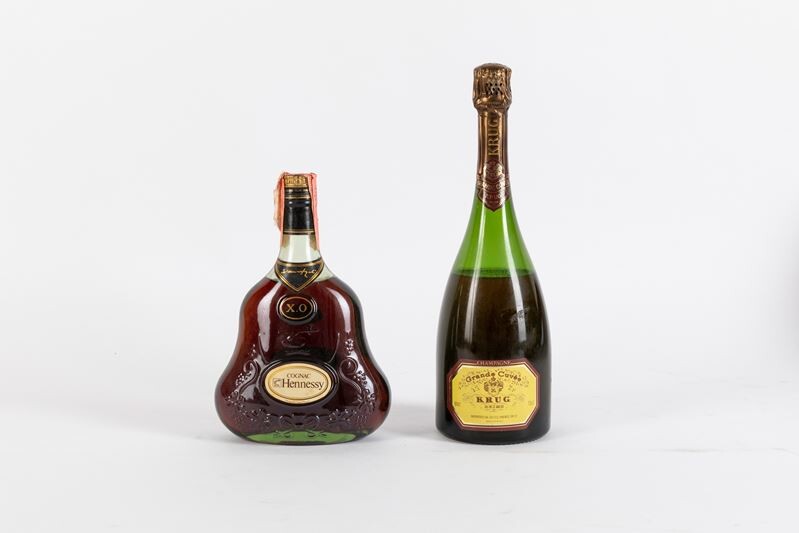 Hennessy, Cognac Hennessy XO Krug, Champagne Grand Cuvèe