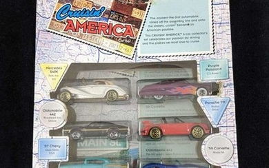 Hot Wheels Crusin America Six Car Toy Collection