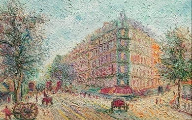 Hugues Claude Pissarro b.1935 (French) View of Paris