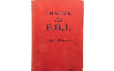 Inside the FBI by John J. Floherty Signed Hoover