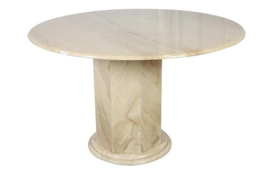 Italian Round Marble Dining Table
