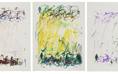 Joan Mitchell Sides of a River I-III, from Bedford Series