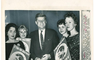 John F. Kennedy Archive of (377) Wire Photos