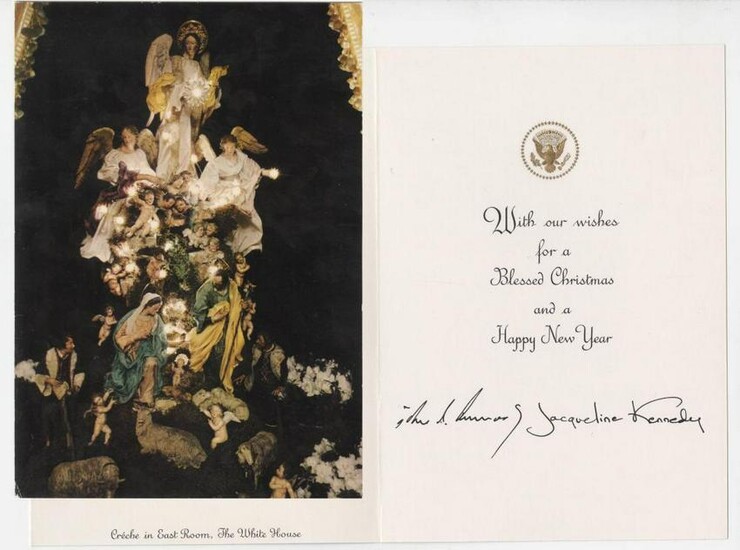John and Jackie Kennedy Christmas Card that was Never