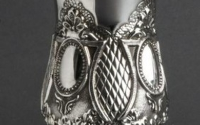 Judaica Sterling & Gold Washed Kiddush Cup