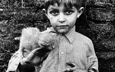 Julien Vannieuwlandt (1928-2020) - L’Enfant et le Chat