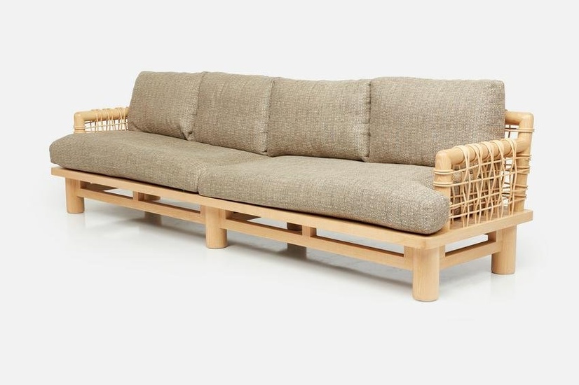 Karl Springer Style, 'Atlantic' Sofa