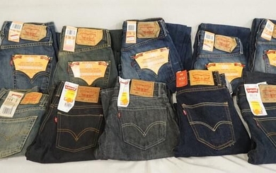 LOT OF 10 PAIRS OF LEVI'S JEANS NEW W/ TAGS