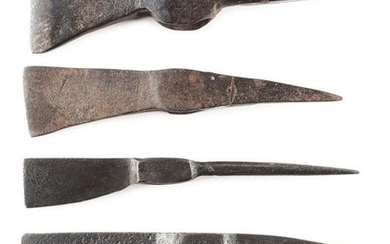 LOT OF 5: 18TH CENTURY TOMAHAWK HEADS FROM THE ROBERT