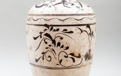 Large Chinese Cizhou Pottery Jar