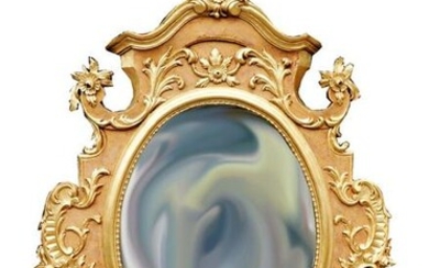Large Gilt Carved Mirror