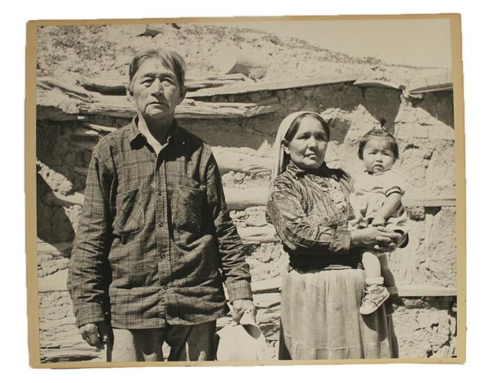 Large Navaho Indian Original Photograph [Native
