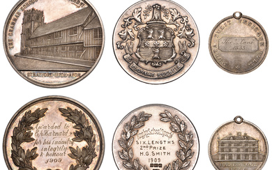 Local, WARWICKSHIRE, Birmingham, Hazelwood School, Edgbaston, 1826, a silver award medalet, unsigned,...