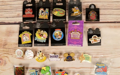 Lot of 22 Mixed Disney Pins