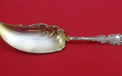 Louis XV by Whiting Sterling Silver Ice Cream Server Gold Washed 9 3/8"