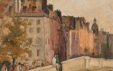 MANUEL MINGORANCE ACIEN 1920 / 2014 "Paris", 1959