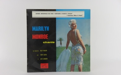 MARILYN MONROE Certains L'aiment Chaud Etat général : Original Occasion Format : 33T Etat pochette...