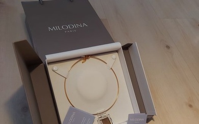 MILODINA PARIS - 2 piece jewellery set Silver, Yellow gold
