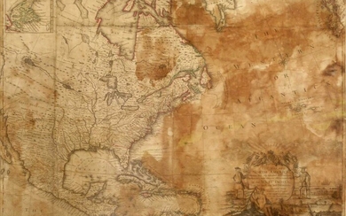 Map of North America by Richard W. Seale, 1755.