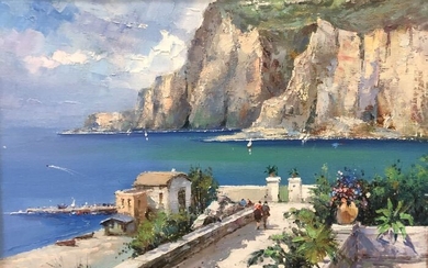Mario Maresca Serra (1912 - 1991) - Paesaggio costiero