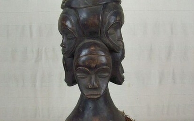 Mask (1) - Hardwood - LEGA - SAKIMATWEMATWE - Congo DRC