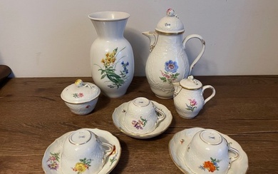 Meissen - Coffee and tea service (10) - Porcelain