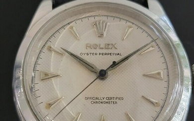 Mens Rolex Oyster Perpetual Ref 6284 34mm Bubbleback