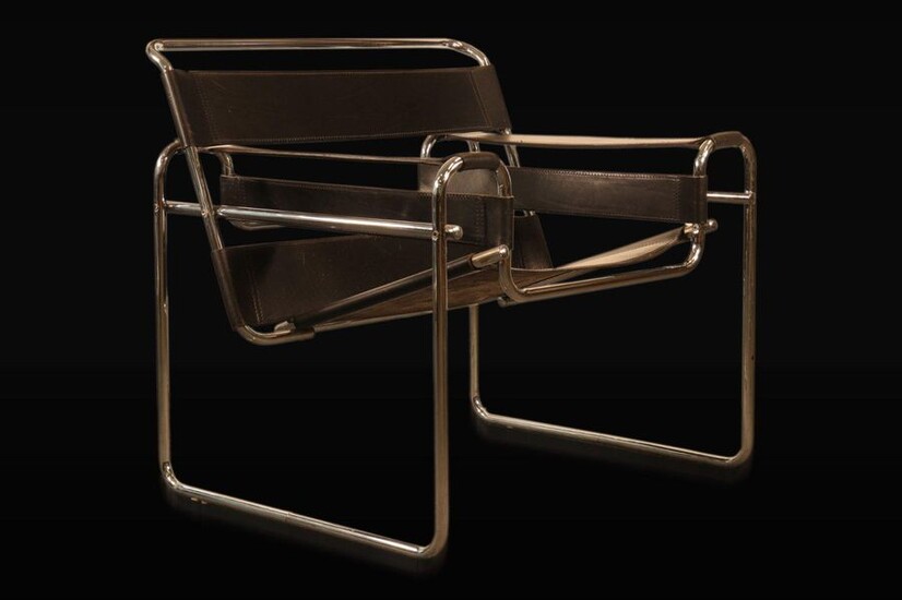 Meuble Design - Marcel BREUER (1902-1981) (d’après) Lot de 4 fauteuils Designer & GAVINA Éditeur