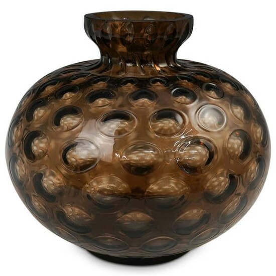 Mid Century Art Glass Borske Sklo Vase