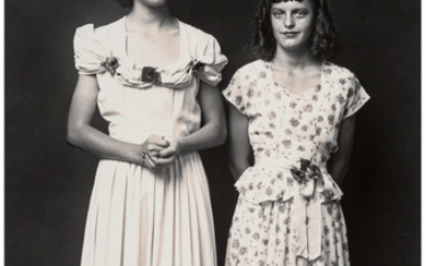 Mike Disfarmer (1884-1959), Iola and Picola Harper, Sisters (circa 1940)
